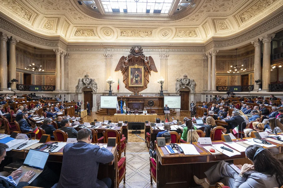A Assembleia da República, em Lisboa.